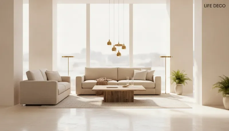 LIFE DECO curated showroom with modern furniture and natural daylight
